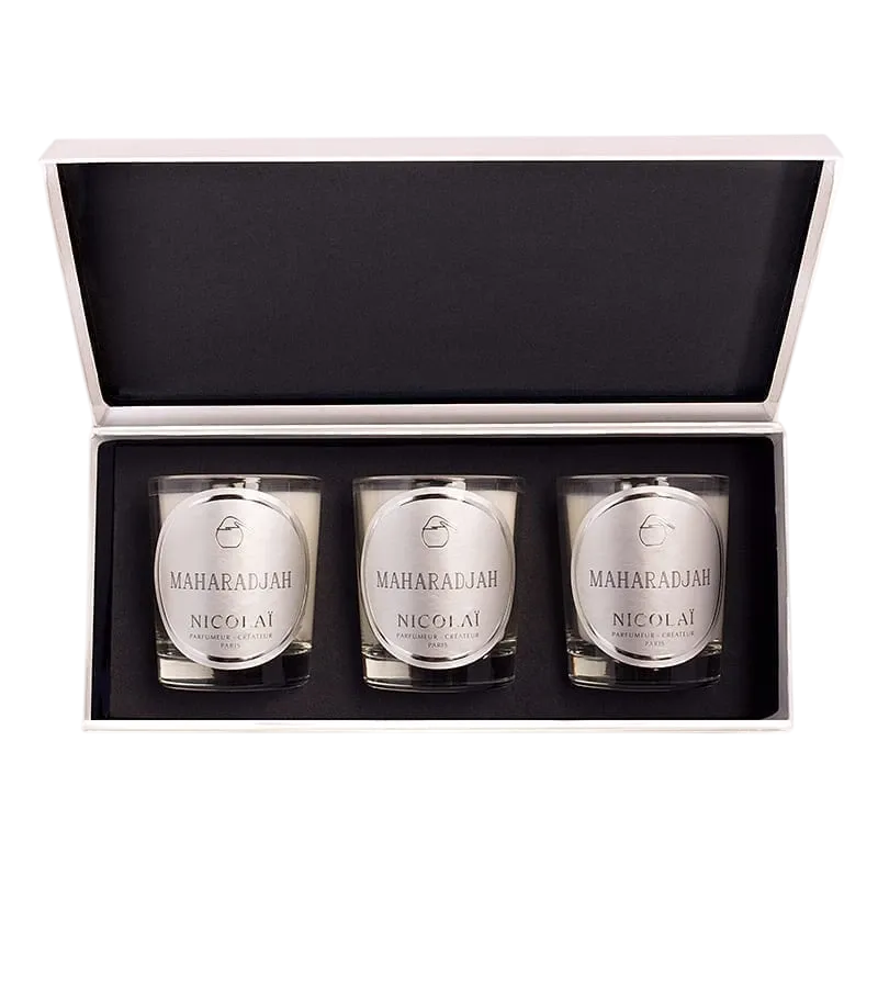 maison-nicola-maharadjah-coffret-3-bougies image 1