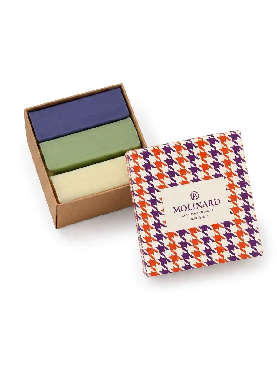 molinard-bo-te-de-savons-parfum-s-3-ou-6-savons-fleur-d-oranger-iris-verveine image 1